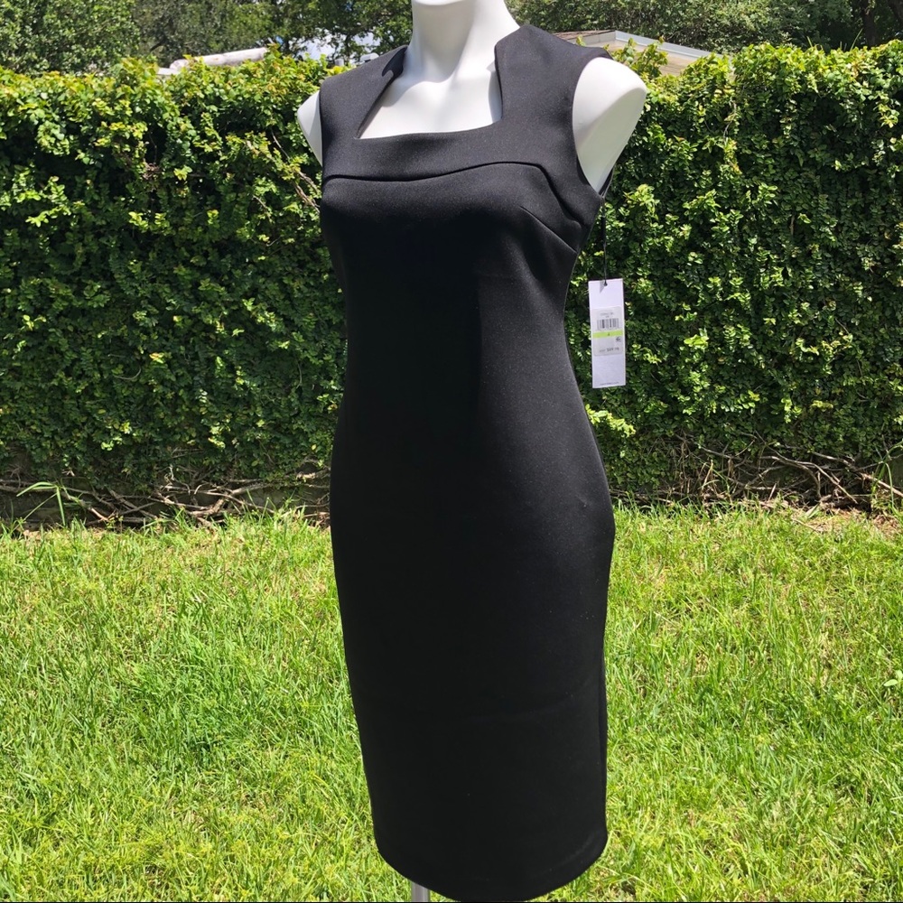 Calvin Klein dress black formfitting dress